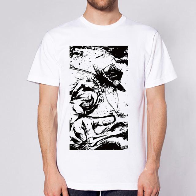 Black & White Portgas D. Ace T-Shirt