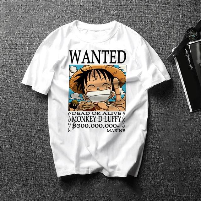 Dead or Alive Monkey D. Luffy Wanted T-Shirt