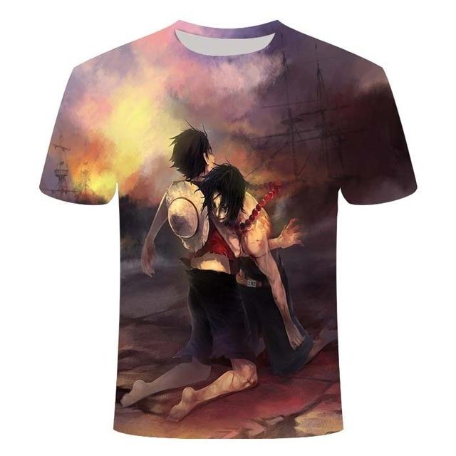 Marineford Death Of A Brother One Piece T Shirt