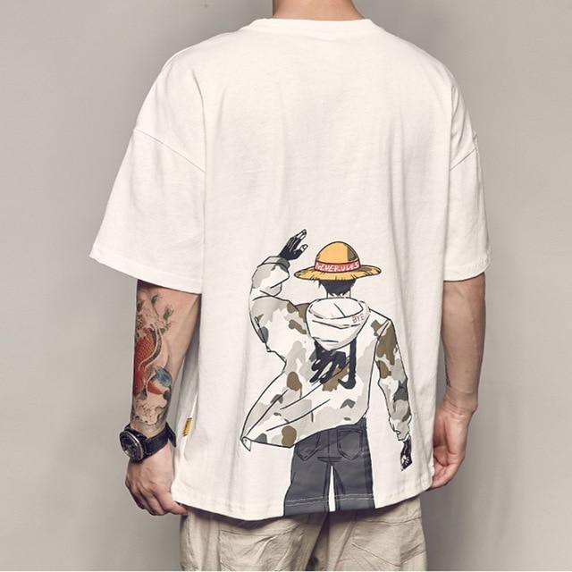 Monkey D. Luffy Streetwear Oversized T-Shirt