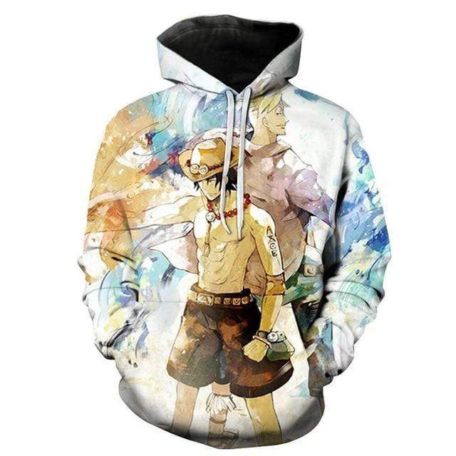 One Piece Hoodies – Ace and Marco One Piece sweatshirt