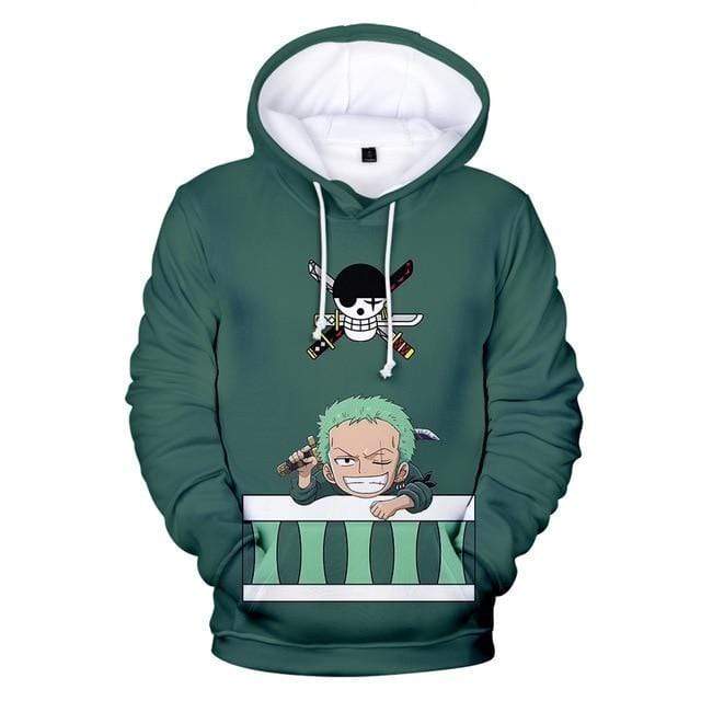 One Piece Hoodies – Cute Roronoa One Piece Sweatshirt