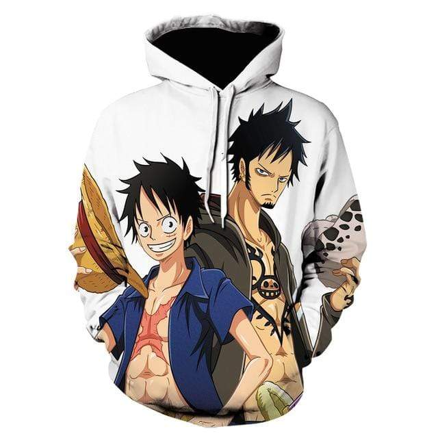 One Piece Hoodies – One Piece Heart And Mugiwara Pullover