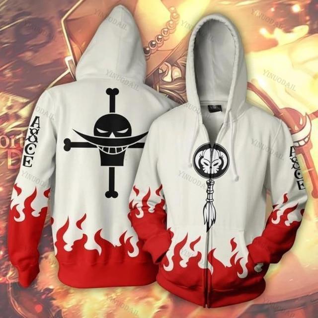One Piece Hoodies – Portgas D Ace One Piece Jacket