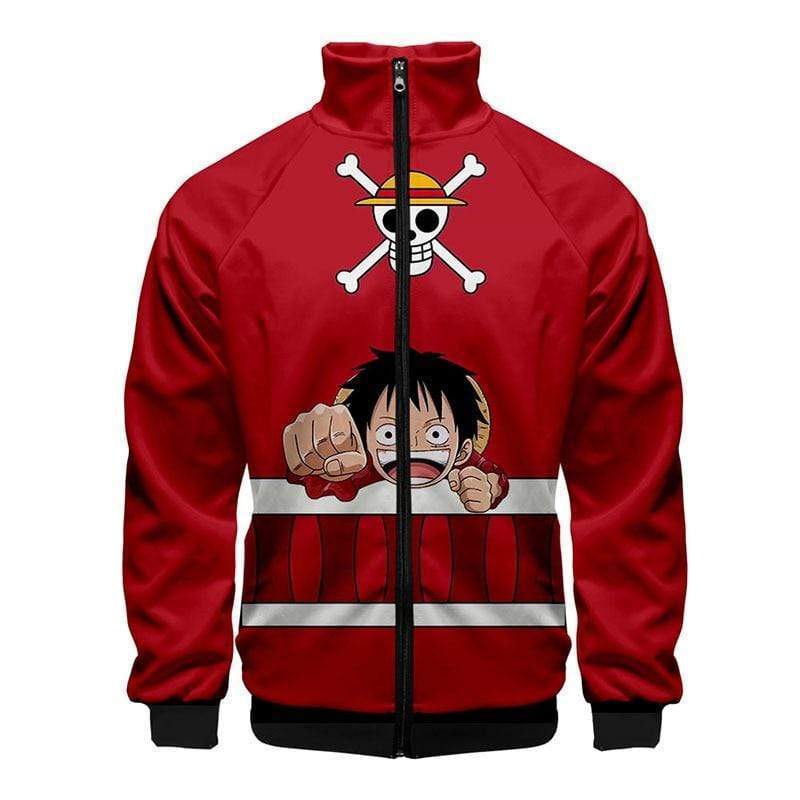 One Piece Jackets – Cute Luffy One Piece jacket