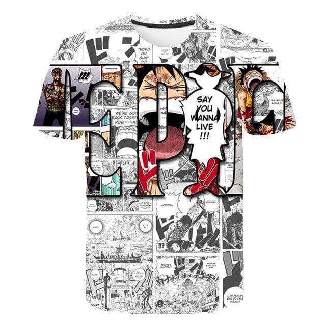 One Piece Manga T Shirt