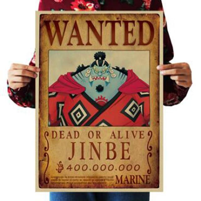 One Piece Merch – Dead or Alive Jinbe Wanted Bounty Poster