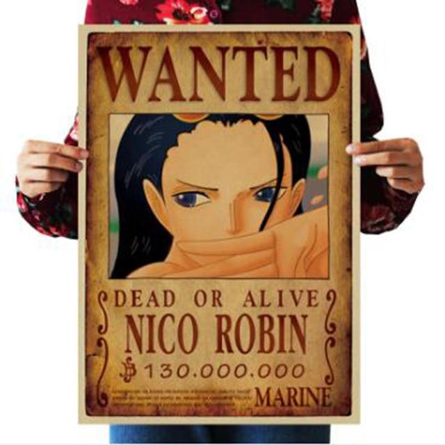 One Piece Merch – Dead or Alive Nico Robin Wanted Bounty Poster