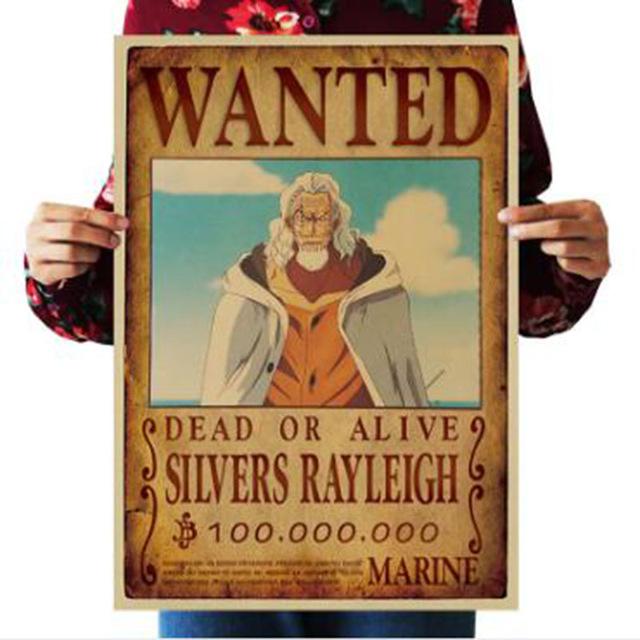 One Piece Merch – Dead or Alive Silvers Raleigh Bounty Poster