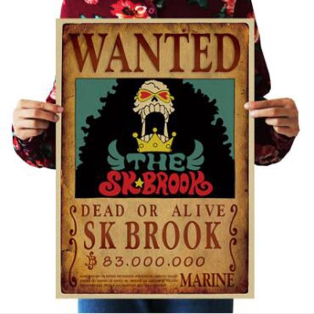 One Piece Merch – Dead or Alive Soul King Brook Wanted Bounty Poster