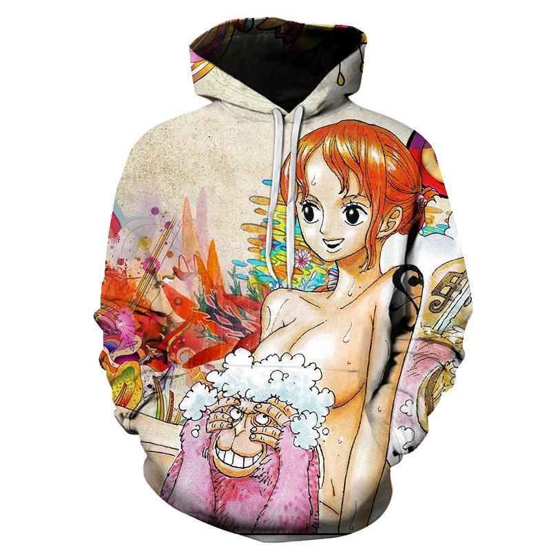 One Piece Merch – Nami Shower Hoodie