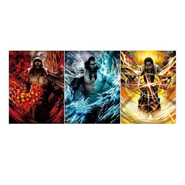 One Piece Posters – 3 One Piece Posters The 3 Navy Admirals