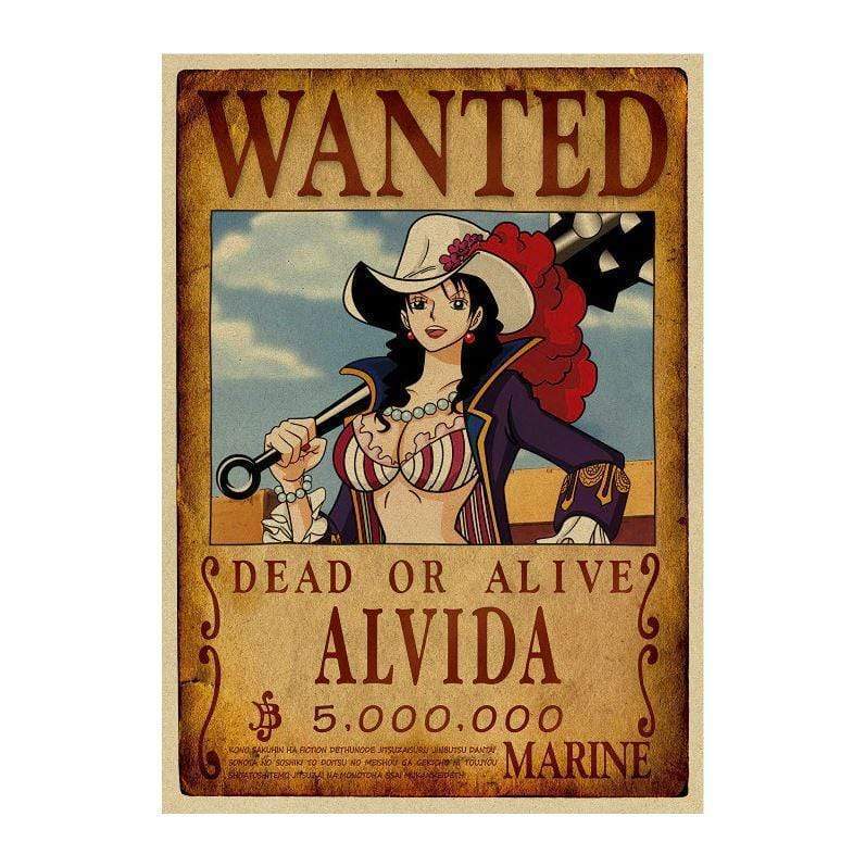 One Piece Posters – Avis De Recherche Alvida wanted