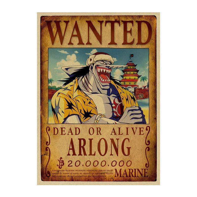 One Piece Posters – Avis De Recherche Arlong wanted