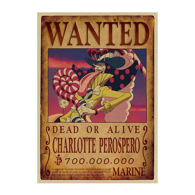 One Piece Posters – Avis De Recherche Charlotte Perospero wanted