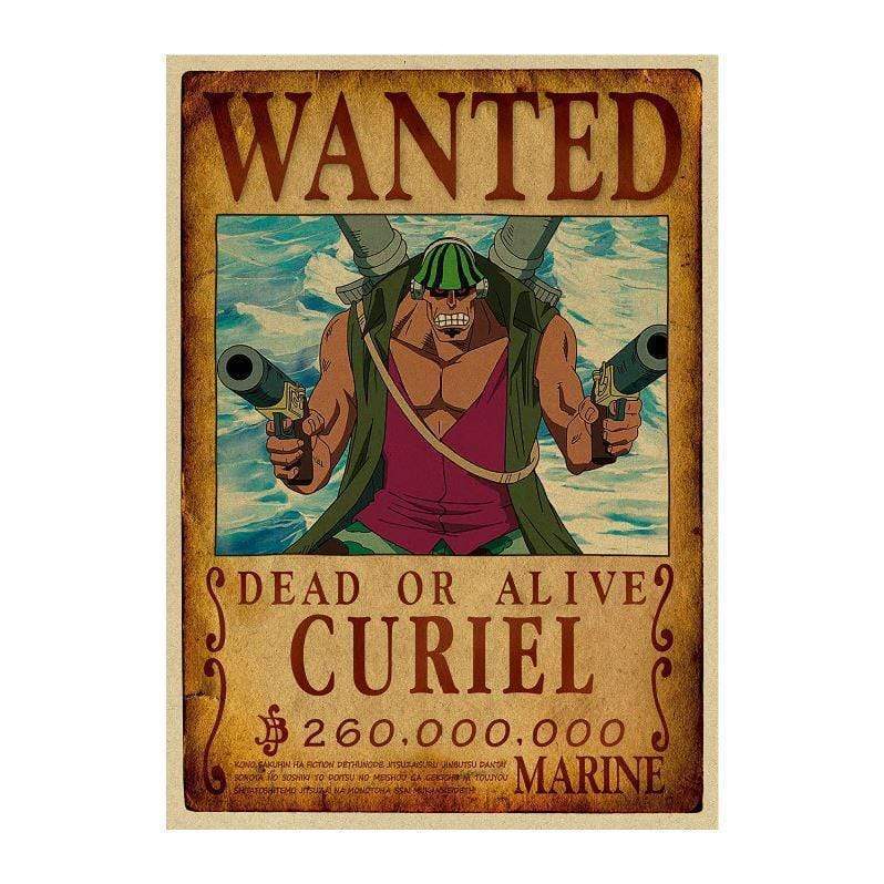 One Piece Posters – Avis De Recherche Curiel wanted