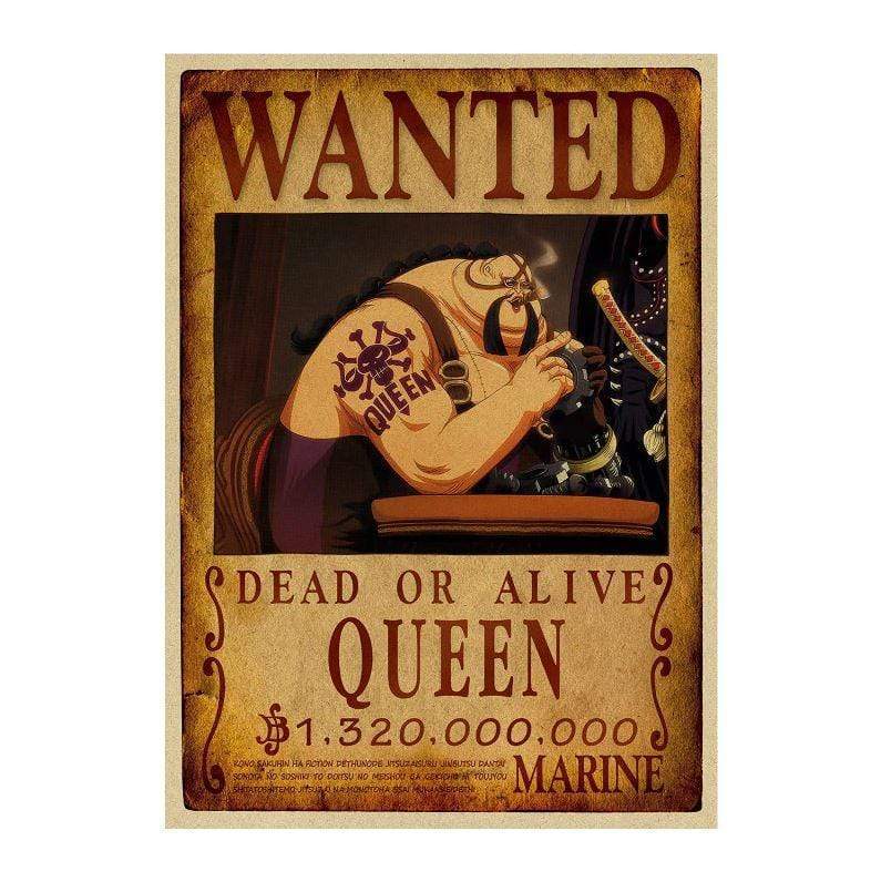 One Piece Posters – Avis De Recherche Queen wanted
