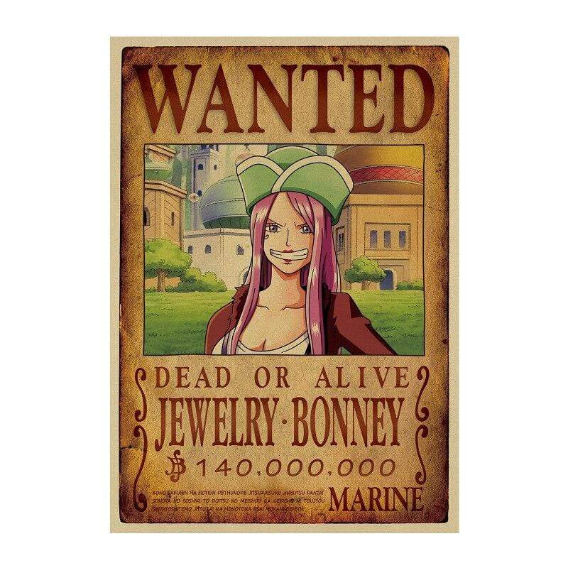 One Piece Posters – Notice Of Search Jewerly Bonney wanted