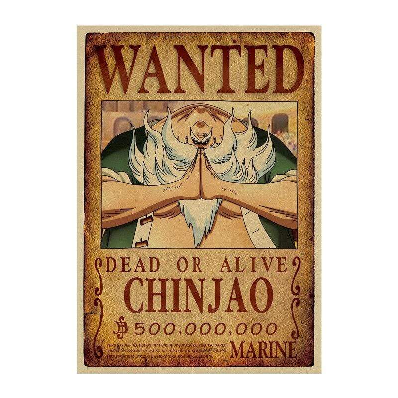 One Piece Posters – Search Notice Chinjao wanted