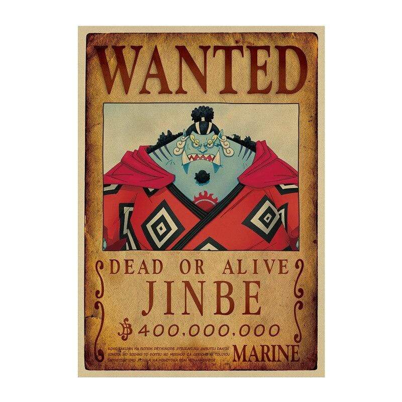 One Piece Posters – Search Notice Jinbe wanted