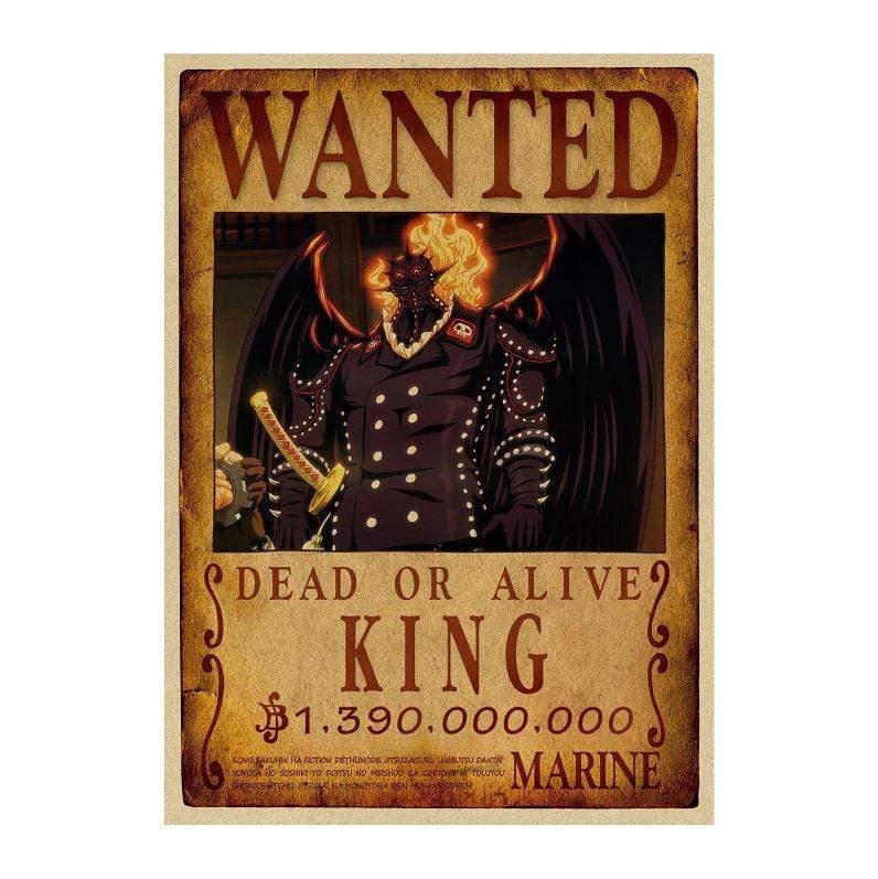 One Piece Posters – Search Notice King wanted