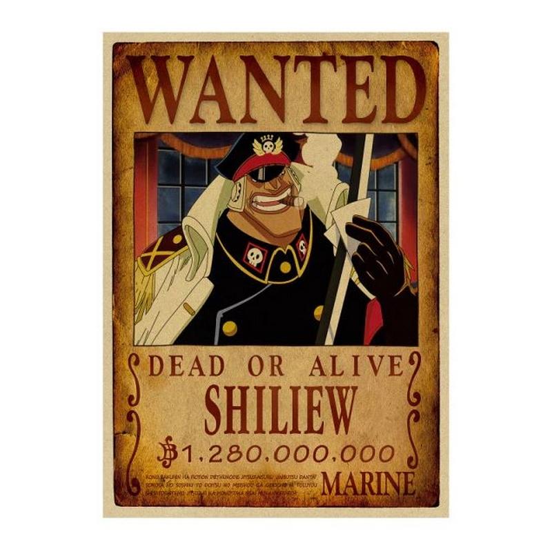 One Piece Posters – Search Notice Shiliew wanted