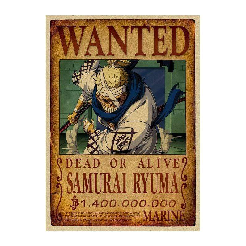 One Piece Posters – Search Notice Shimotsuki Ryuma wanted