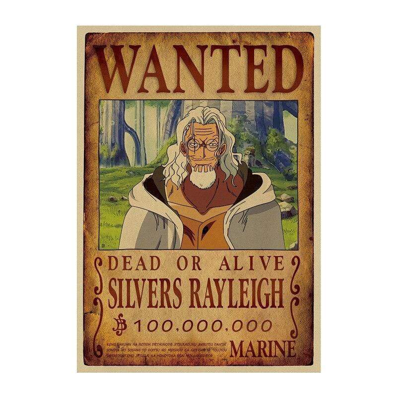 One Piece Posters – Search Notice Silvers Rayleigh wanted