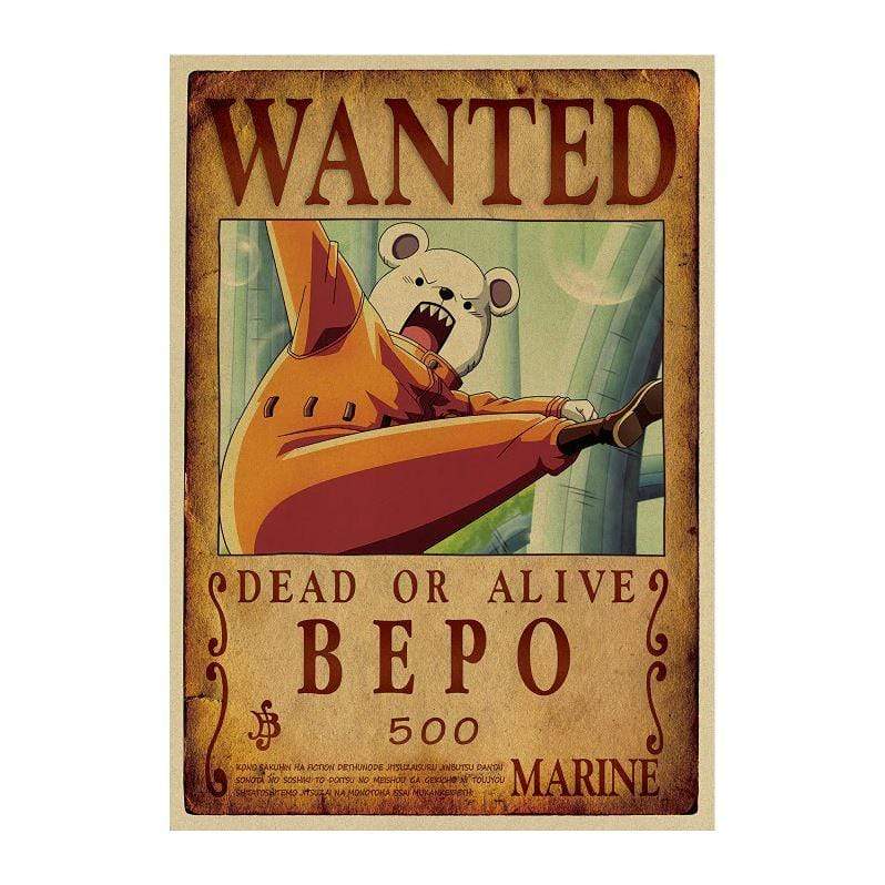 One Piece Posters – Wanted Bepo Search Notice