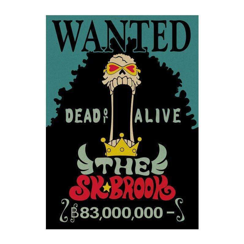 One Piece Posters – Wanted Brook Search Notice