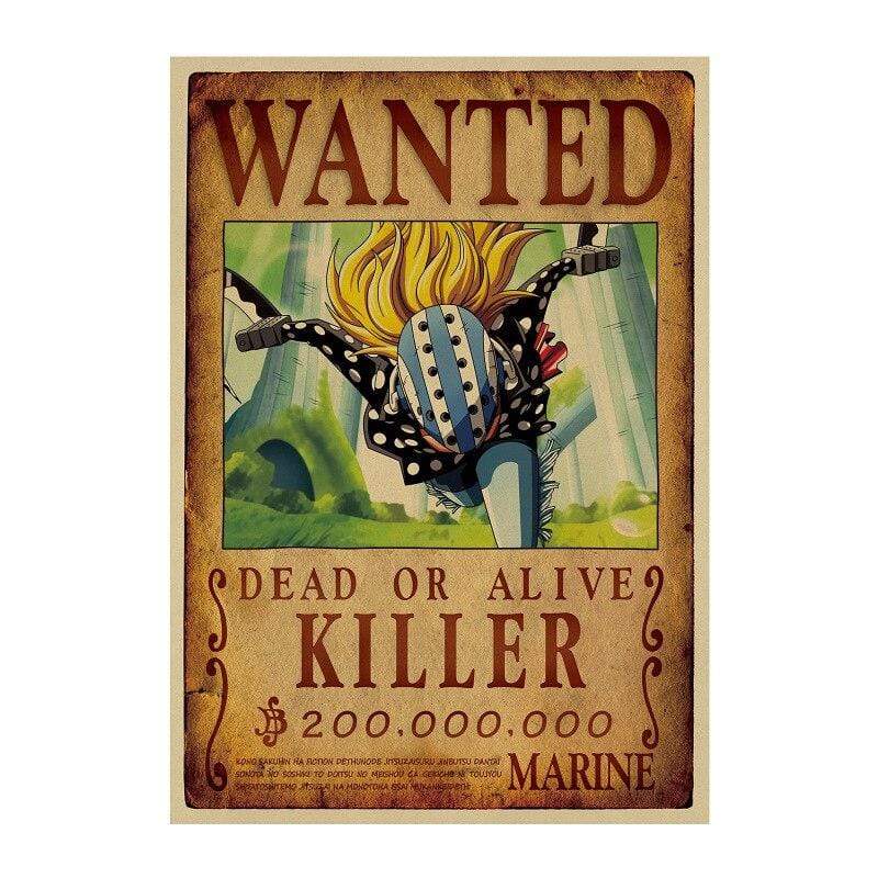 One Piece Posters – Wanted Killer Search Notice