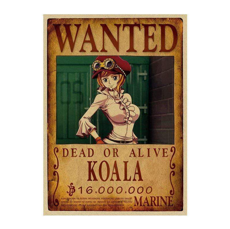 One Piece Posters – Wanted Koala Search Notice