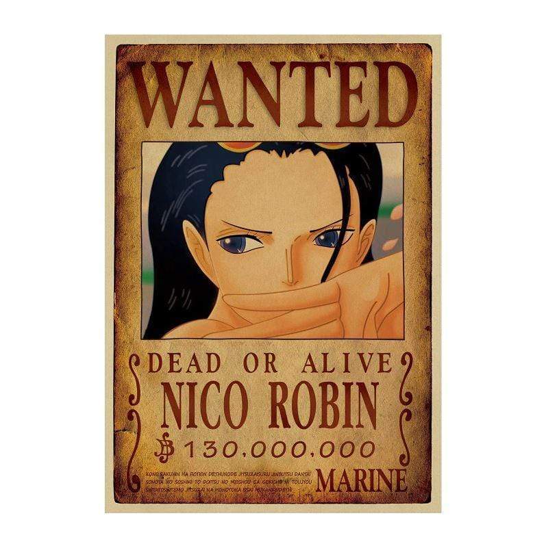 One Piece Posters – Wanted Nico Robin wanted