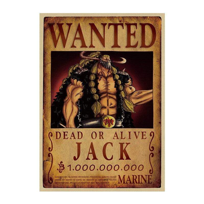 One Piece Posters – Wanted Search Notice Jack