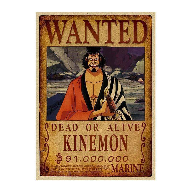 One Piece Posters – Wanted Search Notice Kinemon