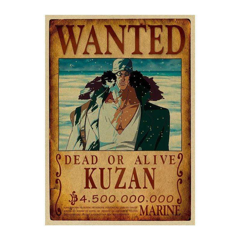 One Piece Posters – Wanted Search Notice Kuzan