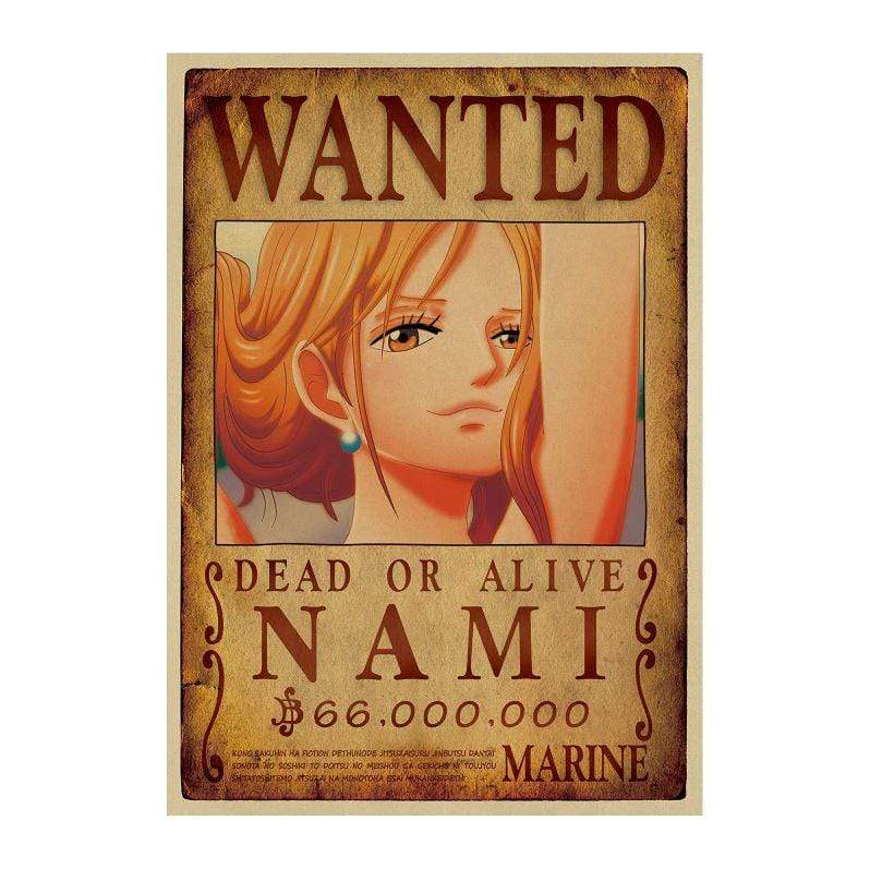 One Piece Posters – Wanted Search Notice Nami