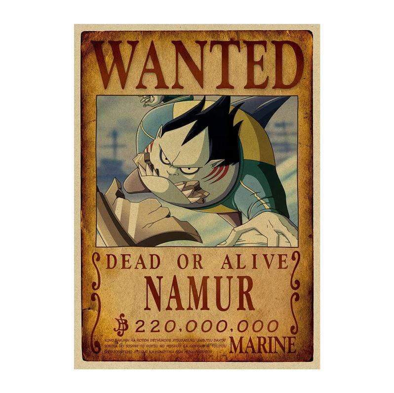 One Piece Posters – Wanted Search Notice Namur