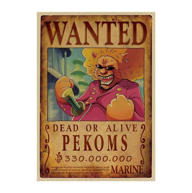 One Piece Posters – Wanted Search Notice Pekoms