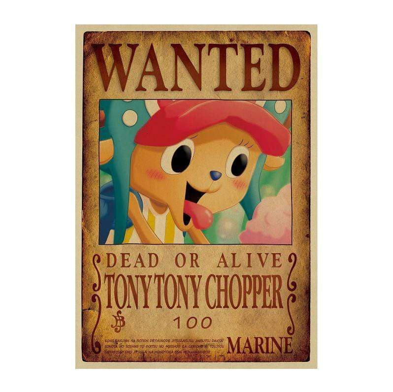 One Piece Posters – Wanted Tony Tony Chopper wanted