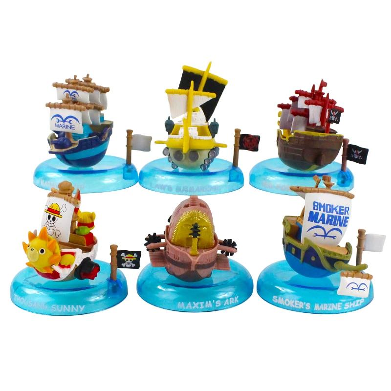 One Piece Rugs, One Piece Action Figures – Set Of 6 Emblematic Boats One Piece Figurines