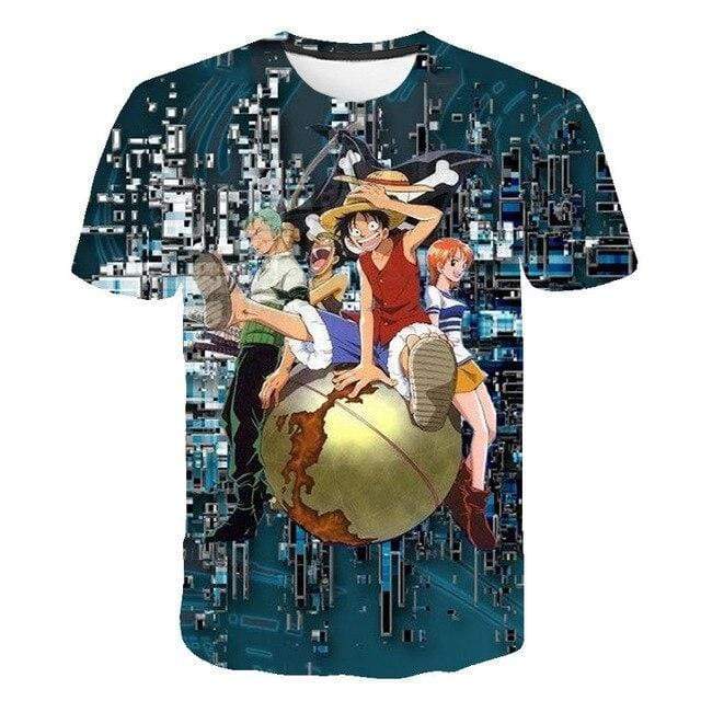 One Piece T Shirt The Mugiwara World Conquest