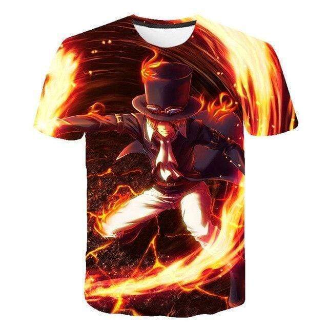 Sabo The Burning Revolutionary One Piece T Shirt