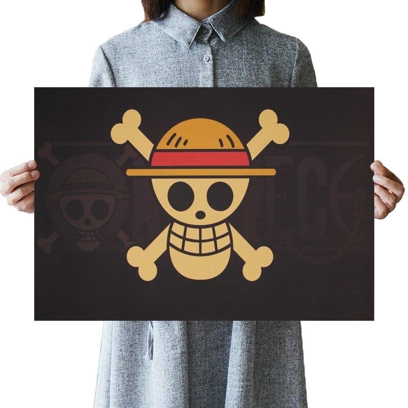 The Jolly Roger Dokuro Pirate Flag Poster Wall Sticker